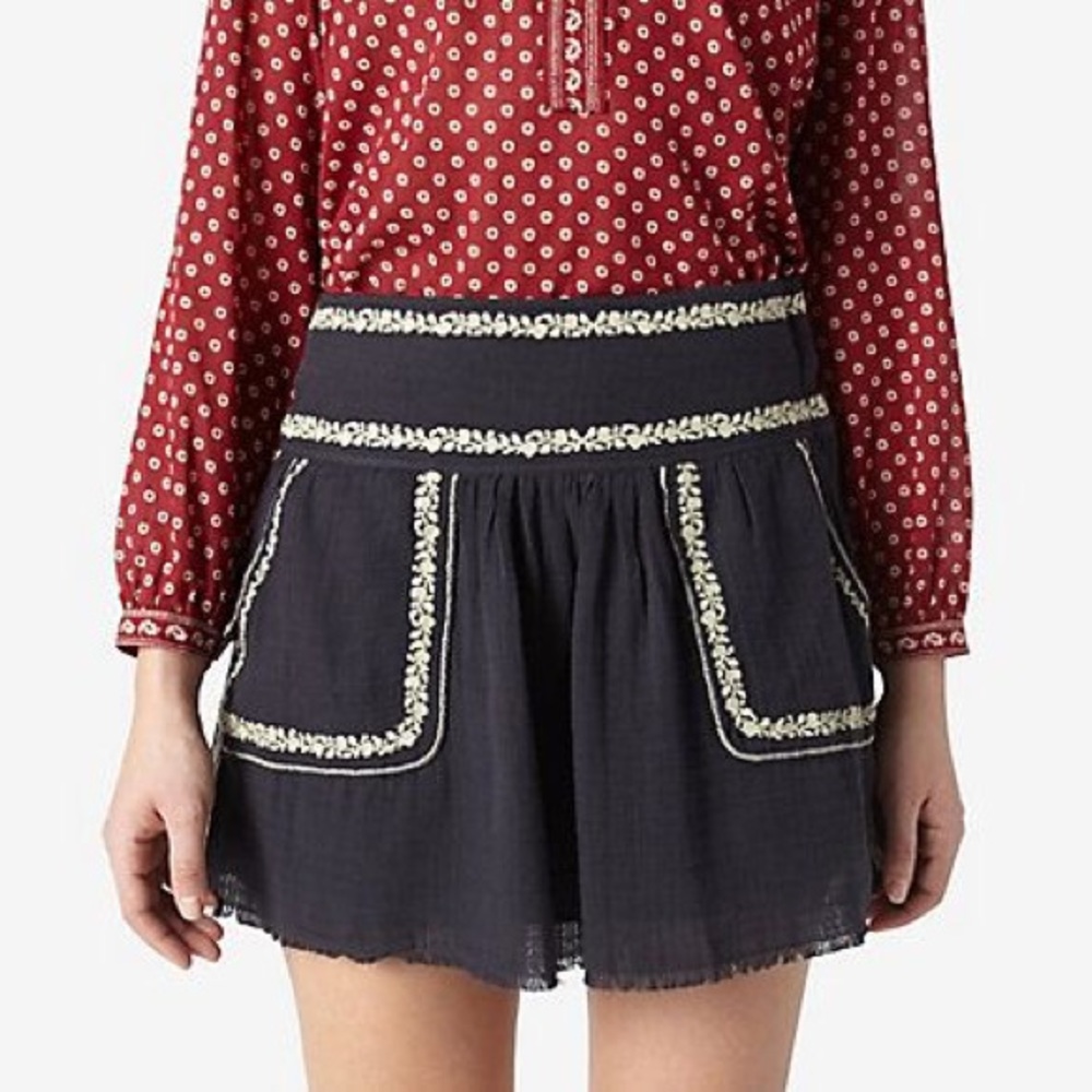 Isabel Marant embroidered skirt